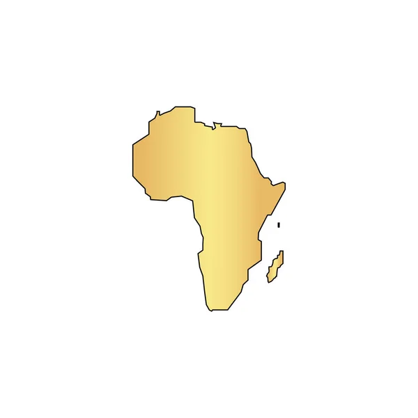 Африка комп'ютер символ — стоковий вектор