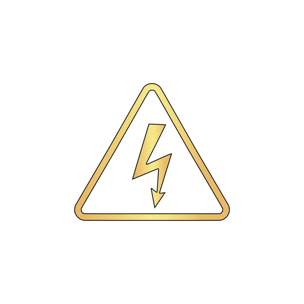 High voltage computer symbol — Stock Vector