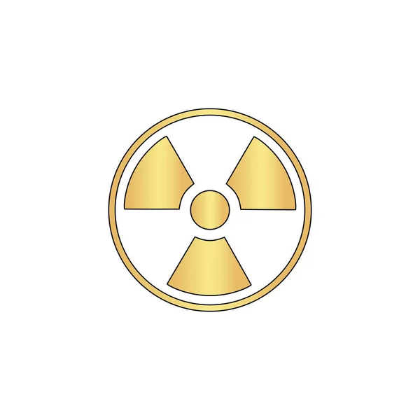 Радиационный компьютерный символ — стоковый вектор