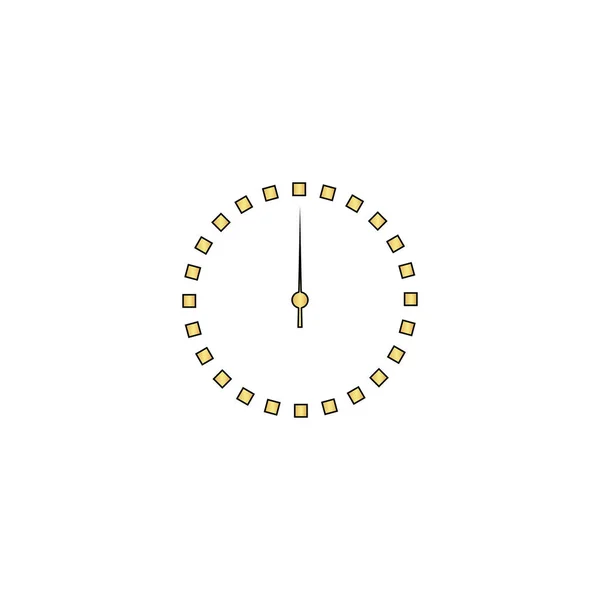 Marcar reloj símbolo del ordenador — Vector de stock