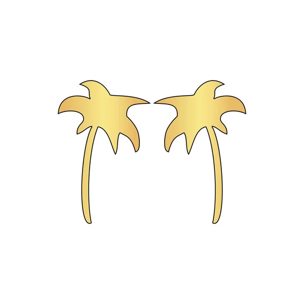 Palmen-Computersymbol — Stockvektor