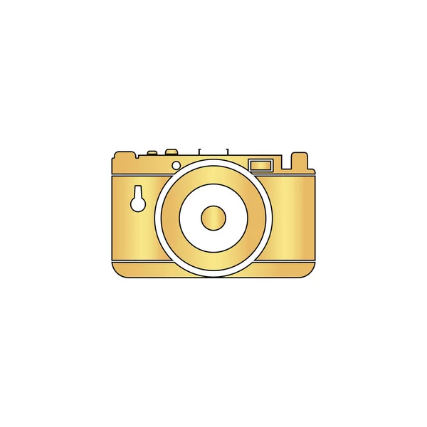 Foto cámara ordenador símbolo — Vector de stock