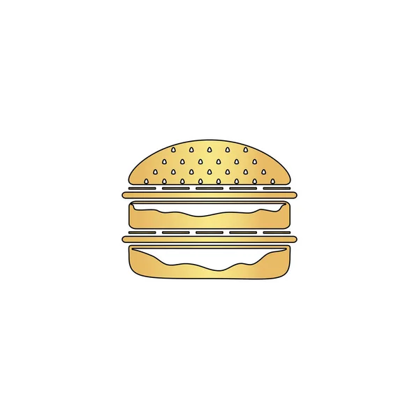 Hamburger komputer symbol — Wektor stockowy