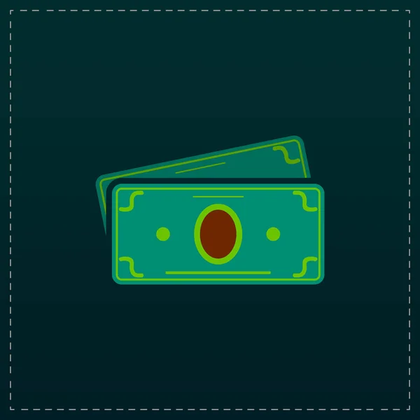 Dinero efectivo icono — Vector de stock