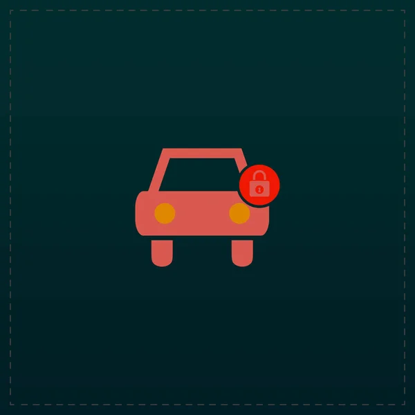 Icono de bloqueo de coche — Vector de stock