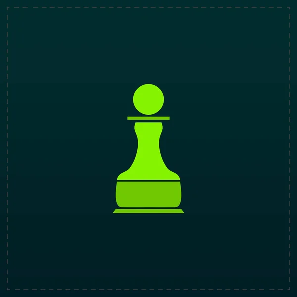 Chess Pawn Icon — Stock Vector