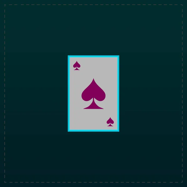 Icona della scheda Spades — Vettoriale Stock