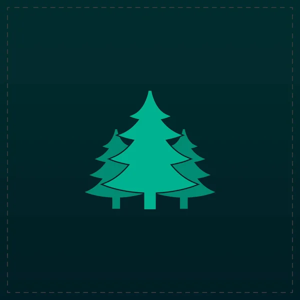 Árbol, Abeto de Navidad — Vector de stock