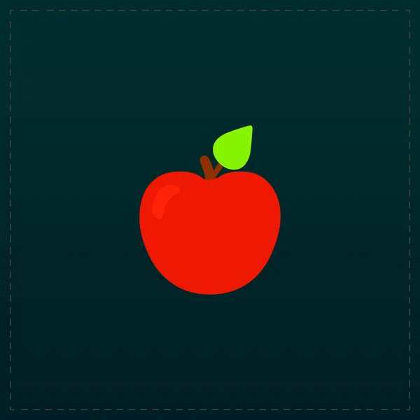 Icono vector de Apple — Archivo Imágenes Vectoriales