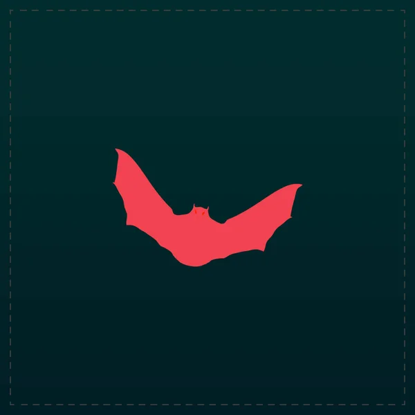 Icono de vector murciélago — Vector de stock
