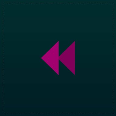 geri sarma arka simgesi