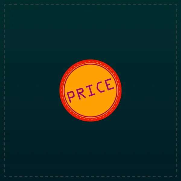 Preissymbol, Plakette, Etikett oder Aufkleber — Stockvektor
