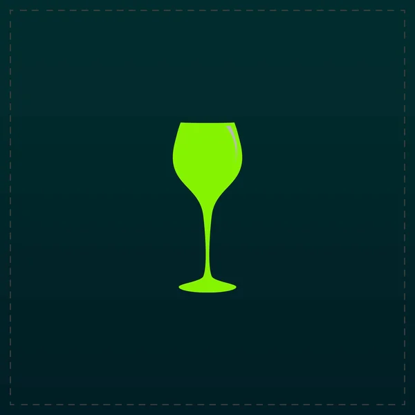 Elegant wine glass — Stock Vector