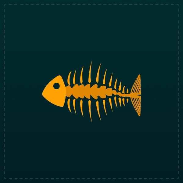 Pictogram van fishbone — Stockvector