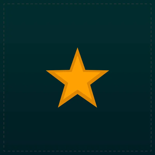 Clasic star - vektor icon — Stock vektor