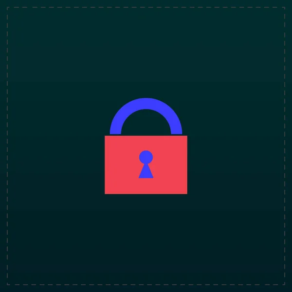 Vector padlock icon — Stock Vector