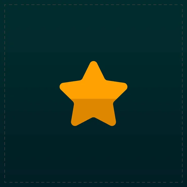 Csillag ikon - elszigetelt — Stock Vector
