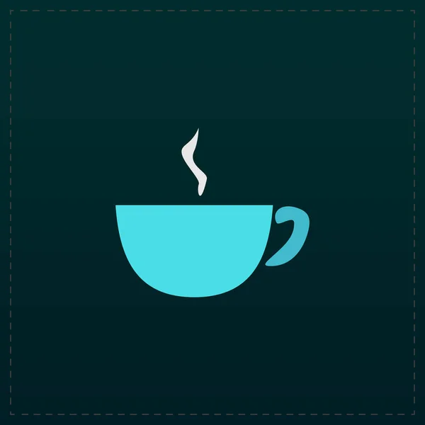 Taza de café icono — Vector de stock