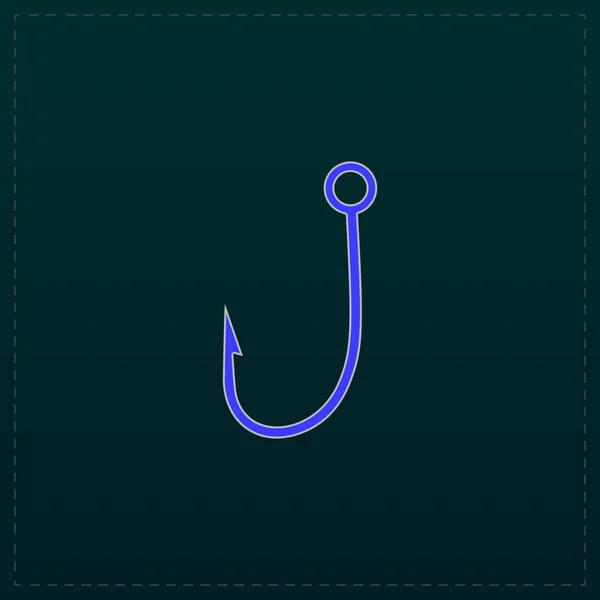 Hook flat icon — Stock Vector