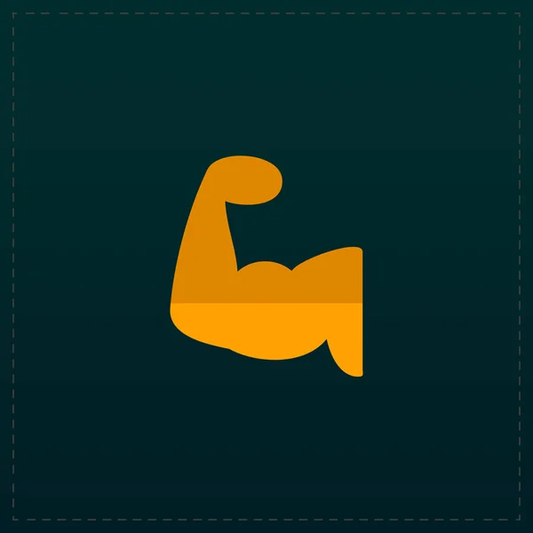 Fitnessarm-Ikone — Stockvektor