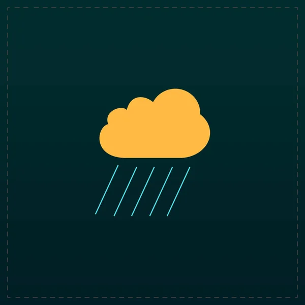 Cloud and rain — Stock Vector
