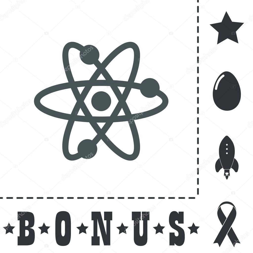 Vector atom icon