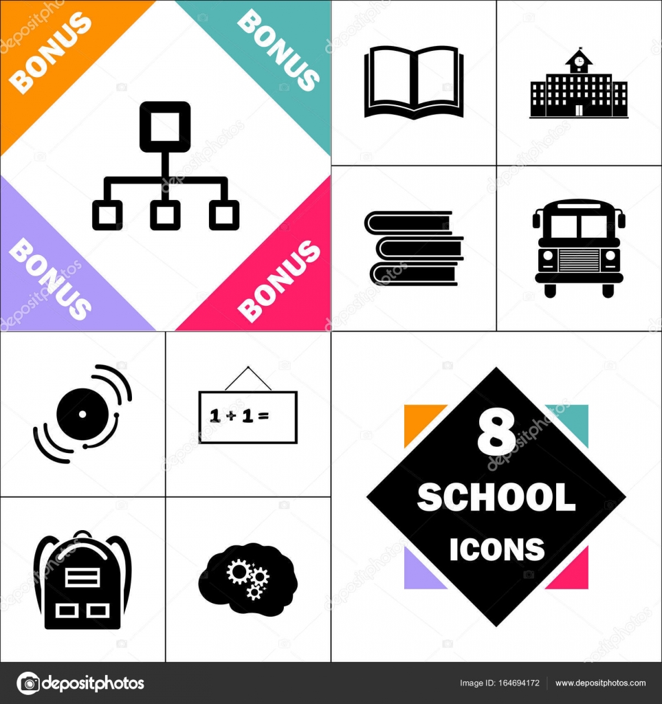 Simbolo Del Calcolatore Di Diagramma Di Flusso Vettoriali