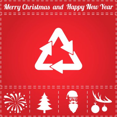 Geri dönüşüm simge vektör