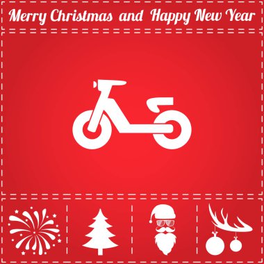 Motosiklet simge vektör