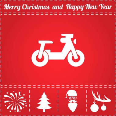 Motosiklet simge vektör