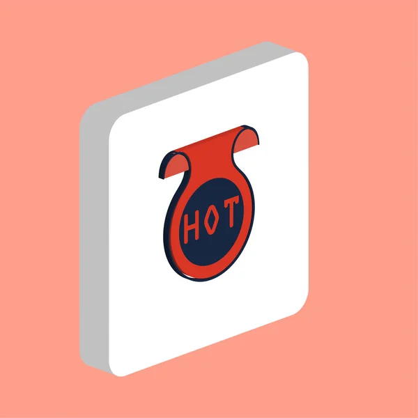 Hot computer symbol — Stock Vector