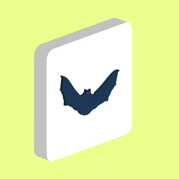 Simbol komputer kelelawar - Stok Vektor