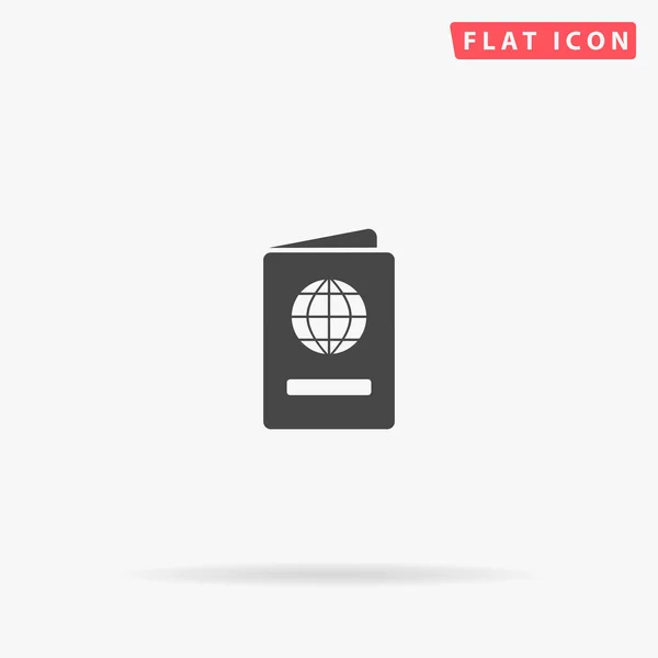 Pasaporte Icono Vector Plano Signo Estilo Glifo Símbolo Ilustraciones Dibujadas Vectores De Stock Sin Royalties Gratis