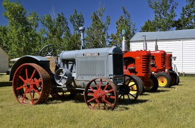 Vintage Mccormick Deering traktör Müzesi'nde