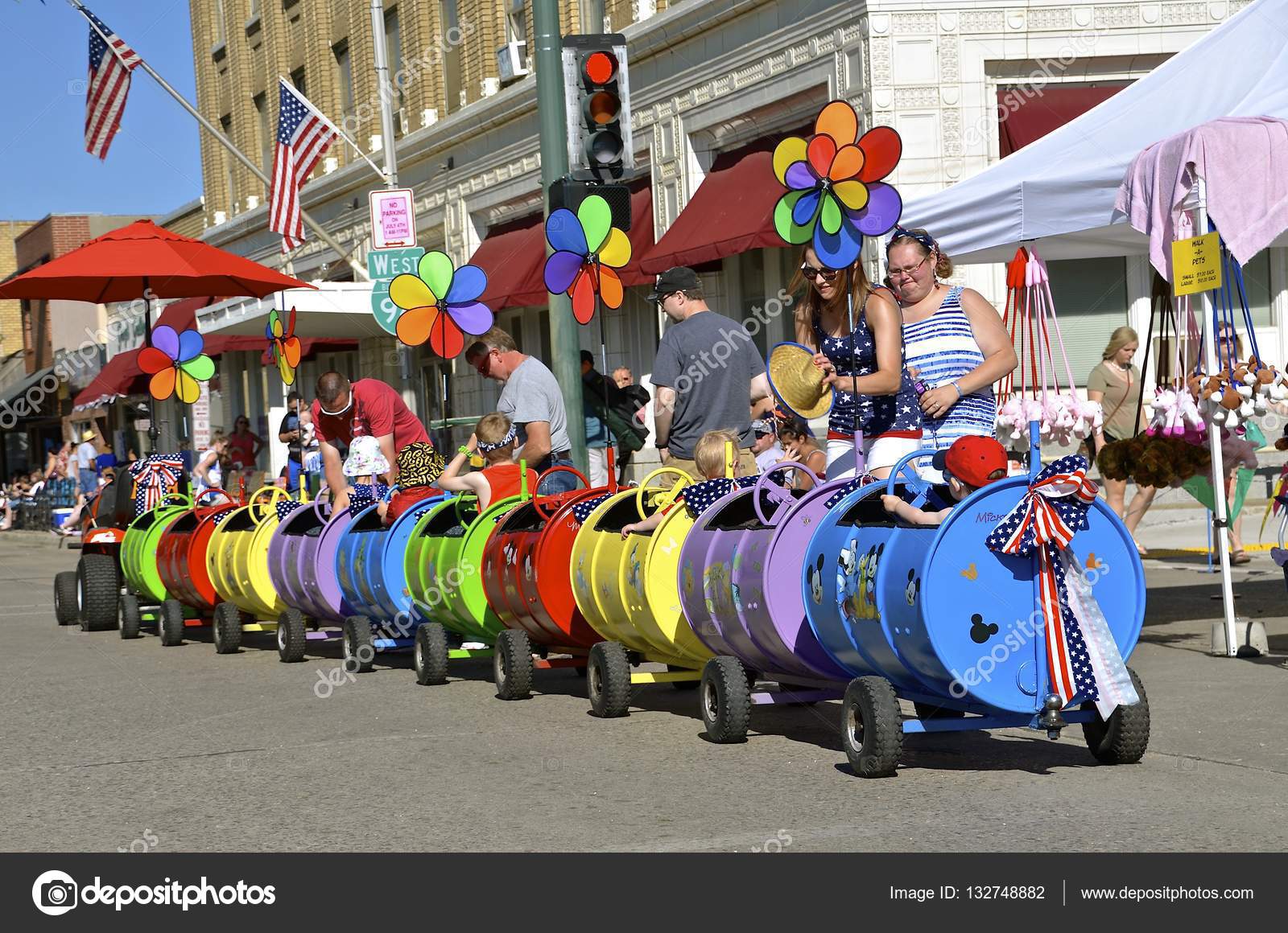 4th of July parade in Mandan, North Dakota Stock Editorial Photo
