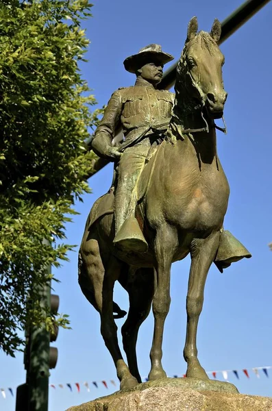 Standbeeld van President Theodore Roosevelt — Stockfoto