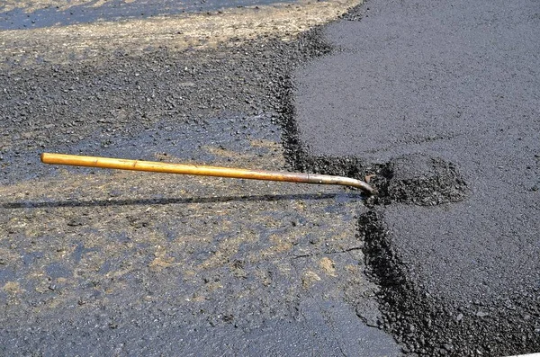 Resurfaçage d'un stree — Photo