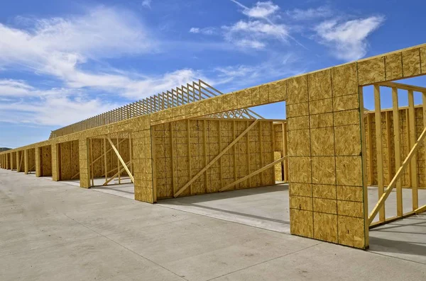 Unità di garage in costruzione — Foto Stock