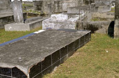 Mezarlar ve mezar bir eski mezarlığı