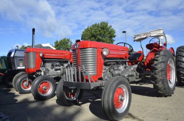 Geri yüklenen Massey Fergusson gtractors