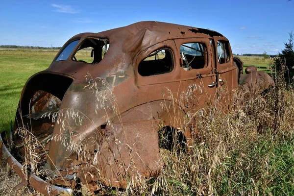 さびた古い車フレーム — ストック写真