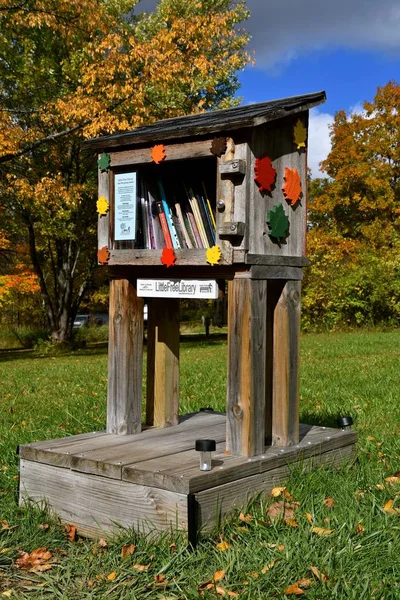 Little Free Library found in a park — Stock Photo, Image