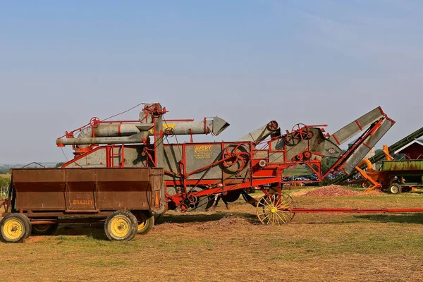 Rollag Minnesota Sept 2017 Old Avery Threshing Machine David Bradley — Stock Photo, Image