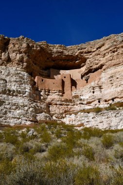 Montezuma Castle Ulusal Anıt Arizona, antik medeniyetin bir konut