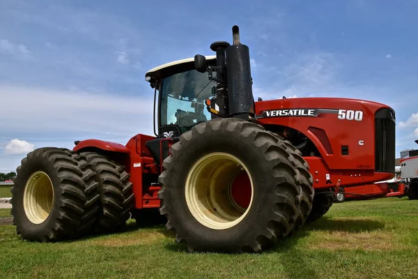 Letiště Casselton Severní Dakota Července 2018 Nový Traktor Univerzální 500 — Stock fotografie