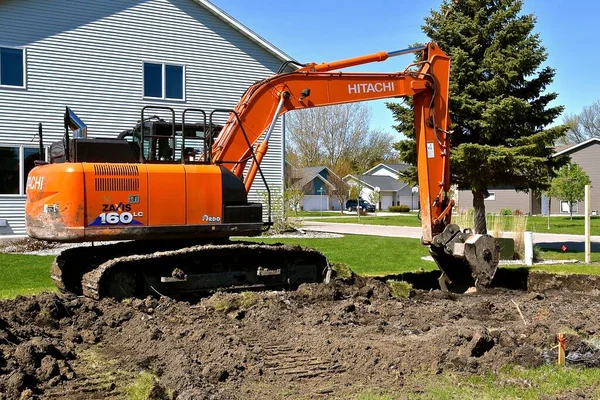 Moorhead Minnesota Maggio 2020 Reattore Arancione Prodotto Hitachi Ltd Una — Foto Stock