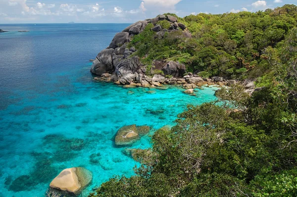 Phuket Islands Similan Islands Spiaggia Sul Mare — Foto Stock