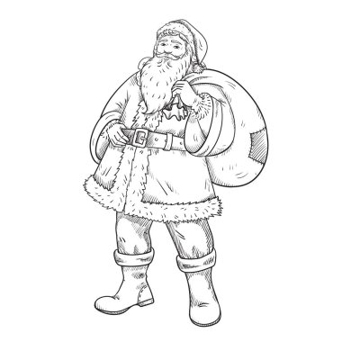 Noel Baba 'nın gerçekçi bir portresi..