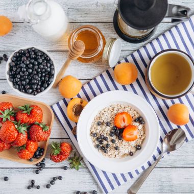 Yulaf ile sağlıklı kahvaltı