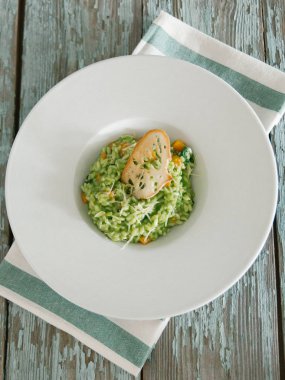Yeşil İtalyan risotto